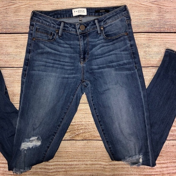 Parker Smith Distressed Skinny Jeans - Picture 6 of 12